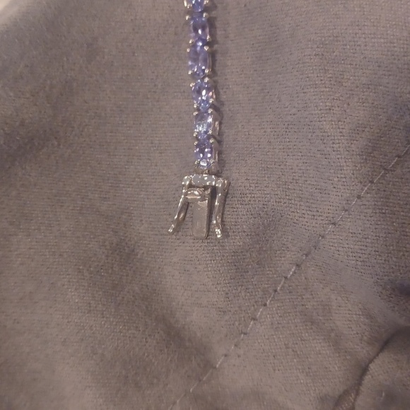 Colleen Lopez Tanzanite Tennis Bracelet NEW - Picture 6 of 11